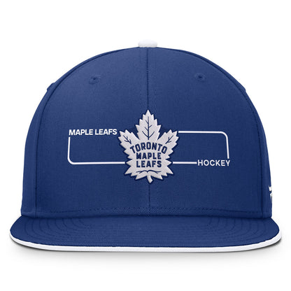 Fanatics Toronto Maple Leafs Authentic Pro Rink 3 Blue Snapback Hat