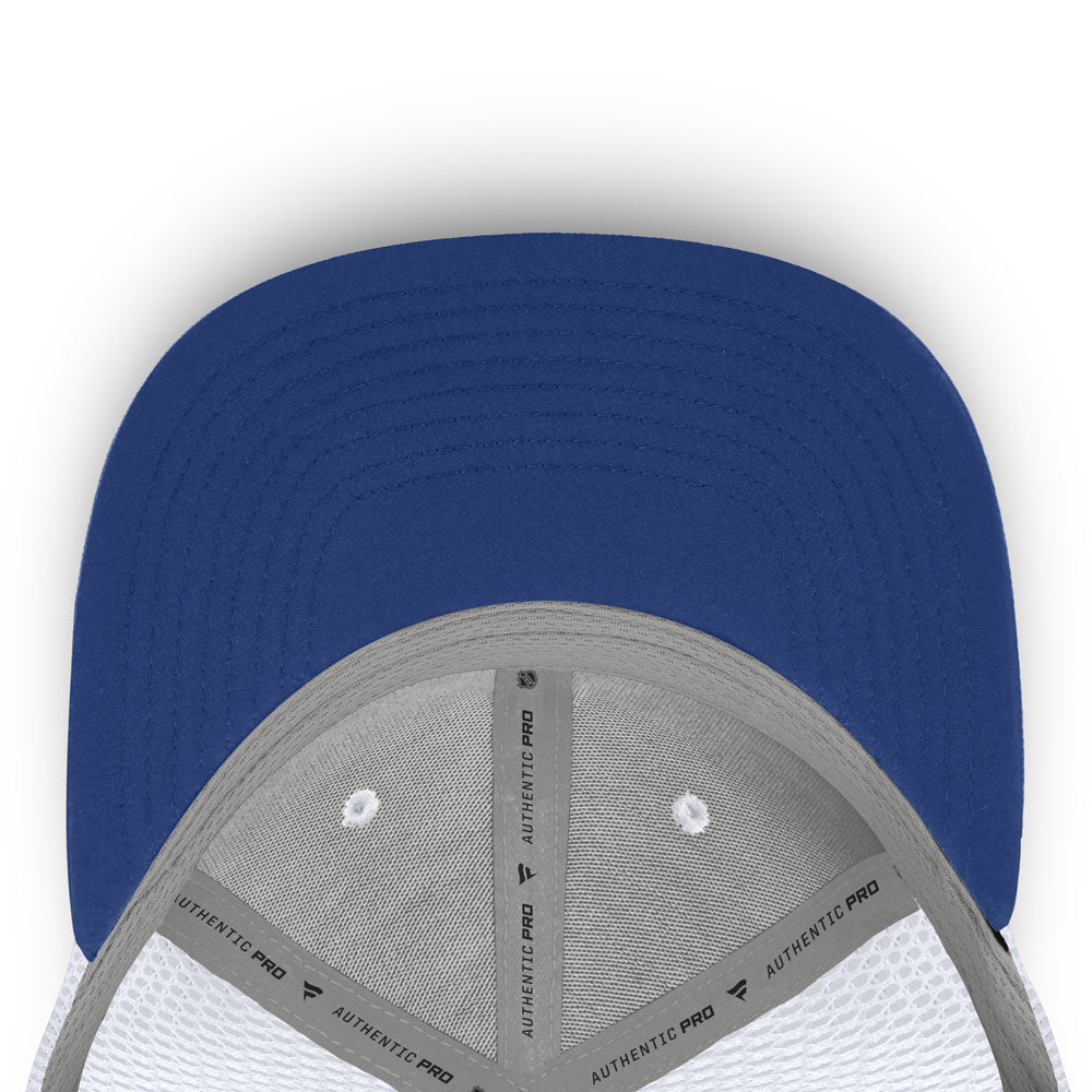 Fanatics Toronto Maple Leafs Authentic Pro Rink 5 Midcrown White Snapback Hat