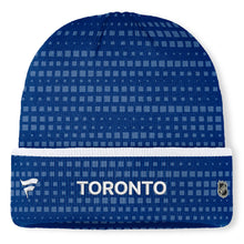 Fanatics Toronto Maple Leafs Authentic Pro Rink 9 Cuffed Blue Beanie