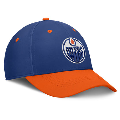 Fanatics Edmonton Oilers Authentic Pro Rink 10 Blue Stretch Hat