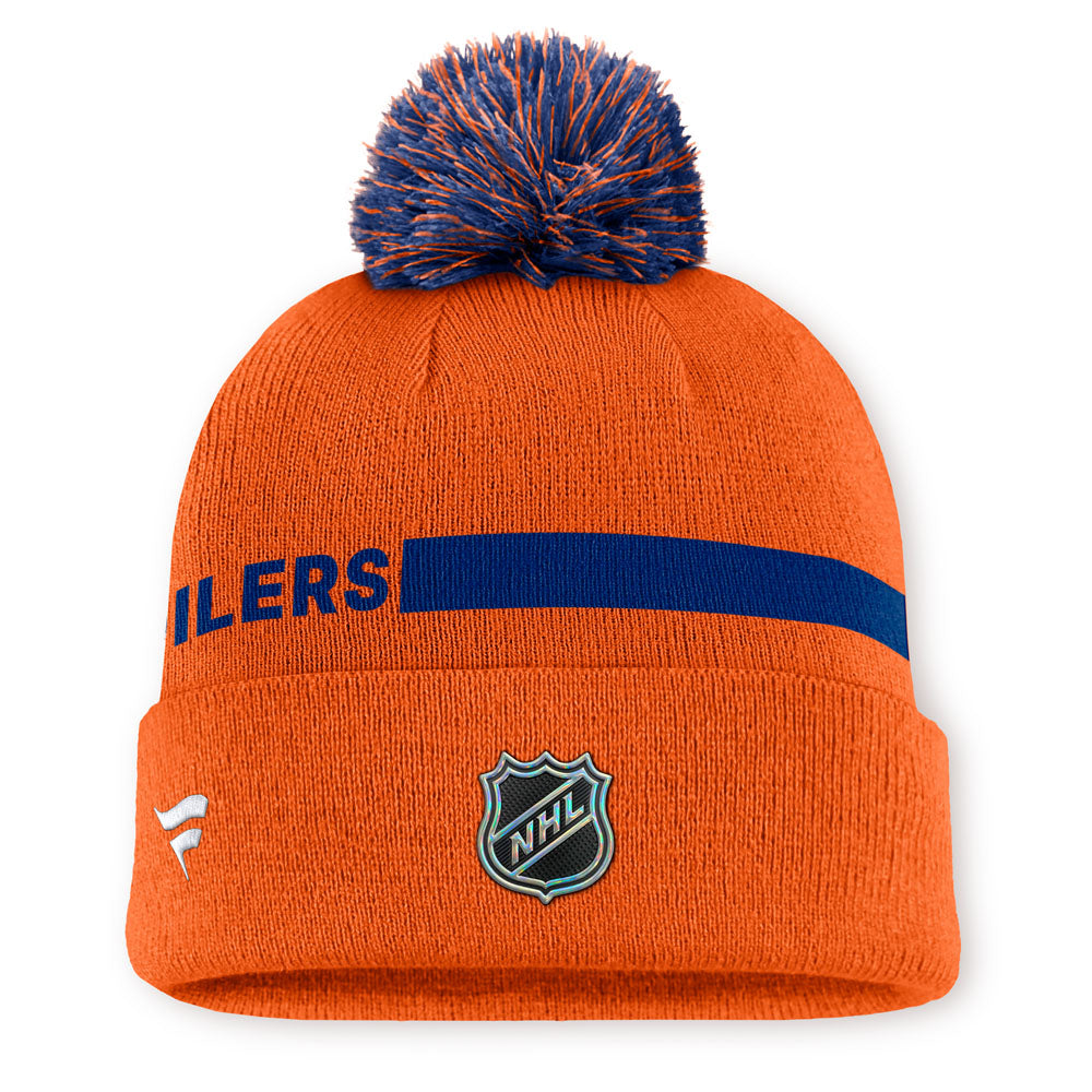 Fanatics Edmonton Oilers Authentic Pro Rink 14 Orange Toque