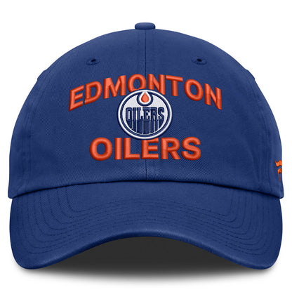 Fanatics Edmonton Oilers Authentic Pro Rink 15 Adjustable Blue Hat