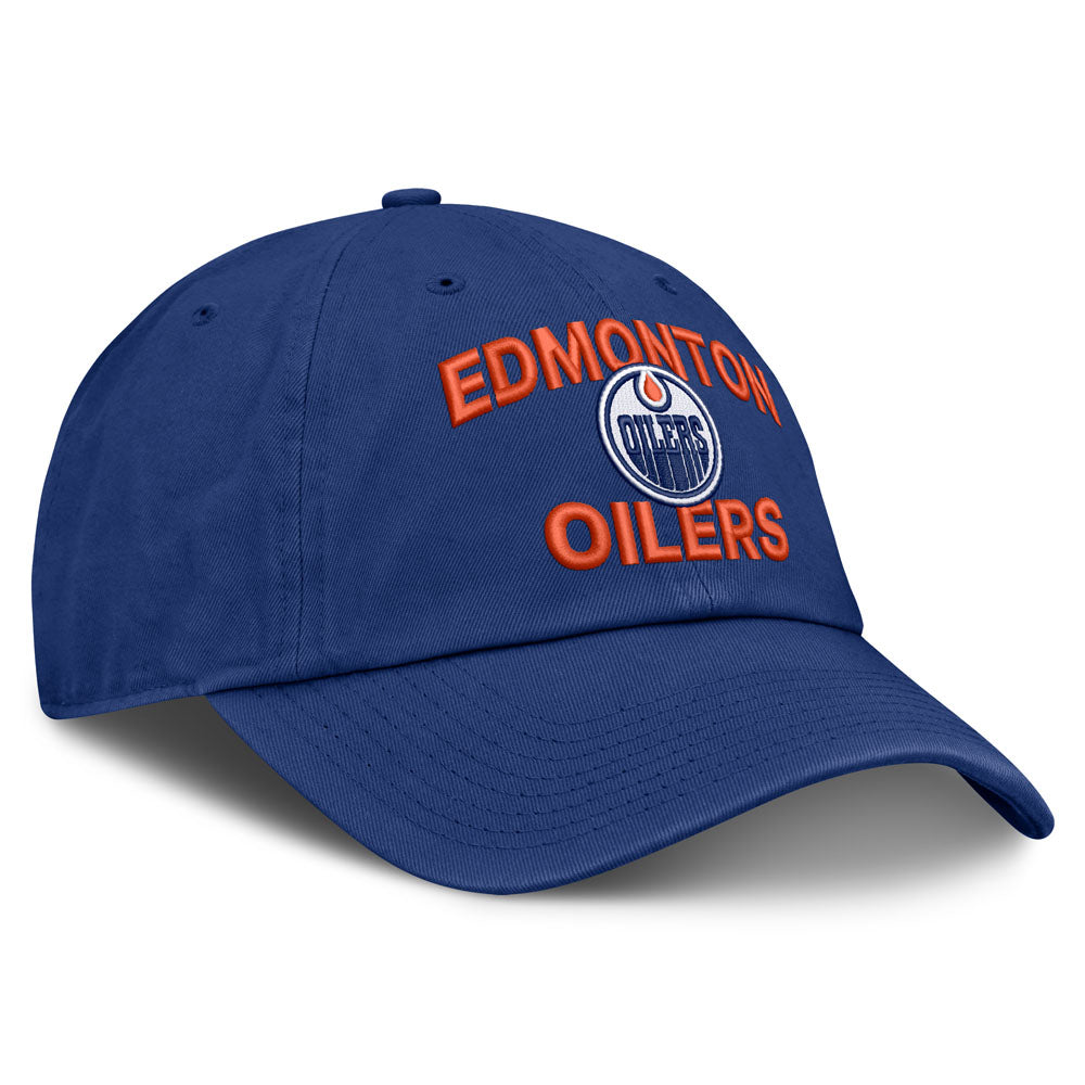 Fanatics Edmonton Oilers Authentic Pro Rink 15 Adjustable Blue Hat
