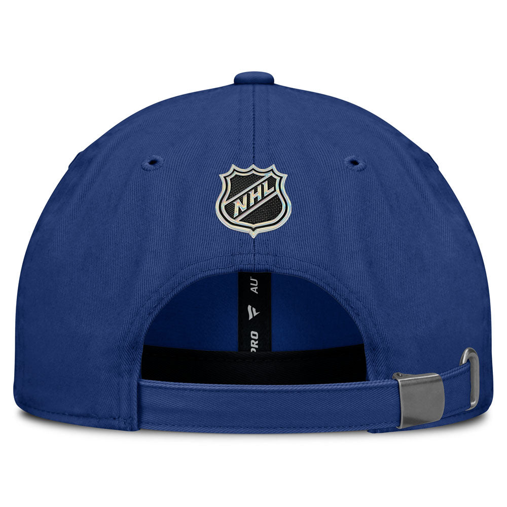 Fanatics Edmonton Oilers Authentic Pro Rink 15 Adjustable Blue Hat