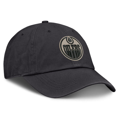 Fanatics Edmonton Oilers Authentic Pro Road 2 Utopia Adjustable Black Hat