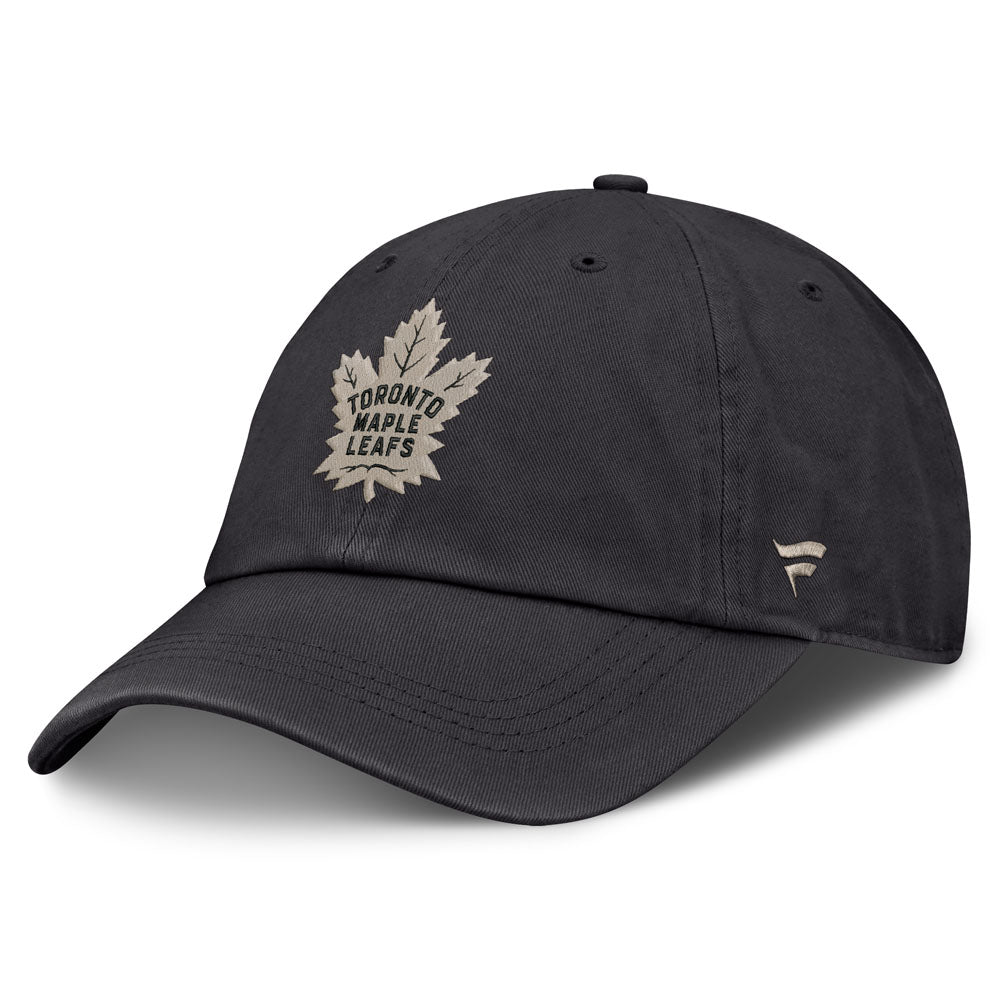 Fanatics Toronto Maple Leafs Authentic Pro Road 2 Utopia Adjustable Black Hat