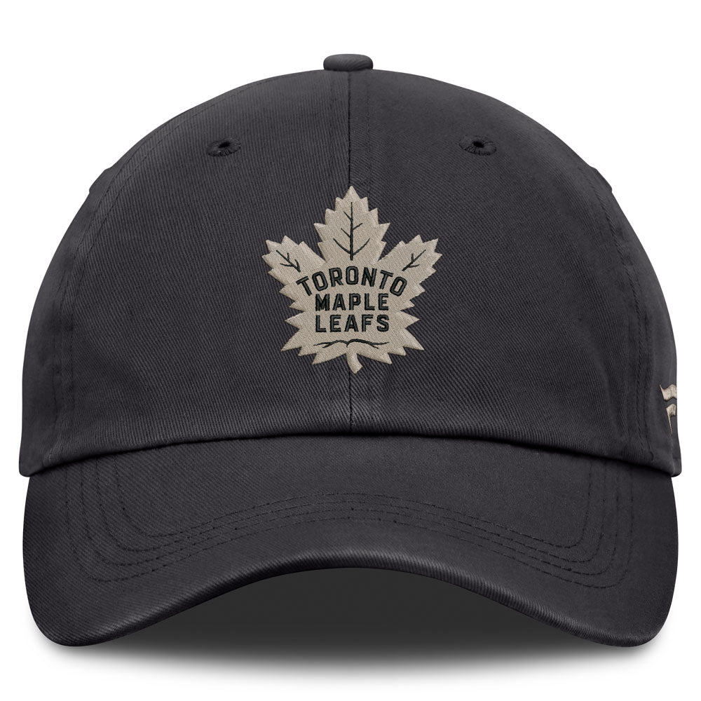 Fanatics Toronto Maple Leafs Authentic Pro Road 2 Utopia Adjustable Black Hat