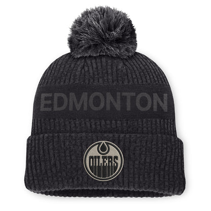Fanatics Edmonton Oilers Authentic Pro Road 7 Black Toque