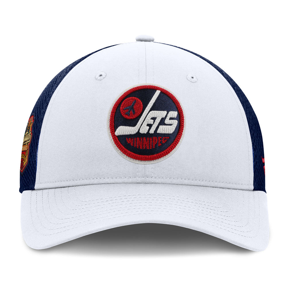 Fanatics Winnipeg Jets 2026 Heritage Classic White Meshback Hat