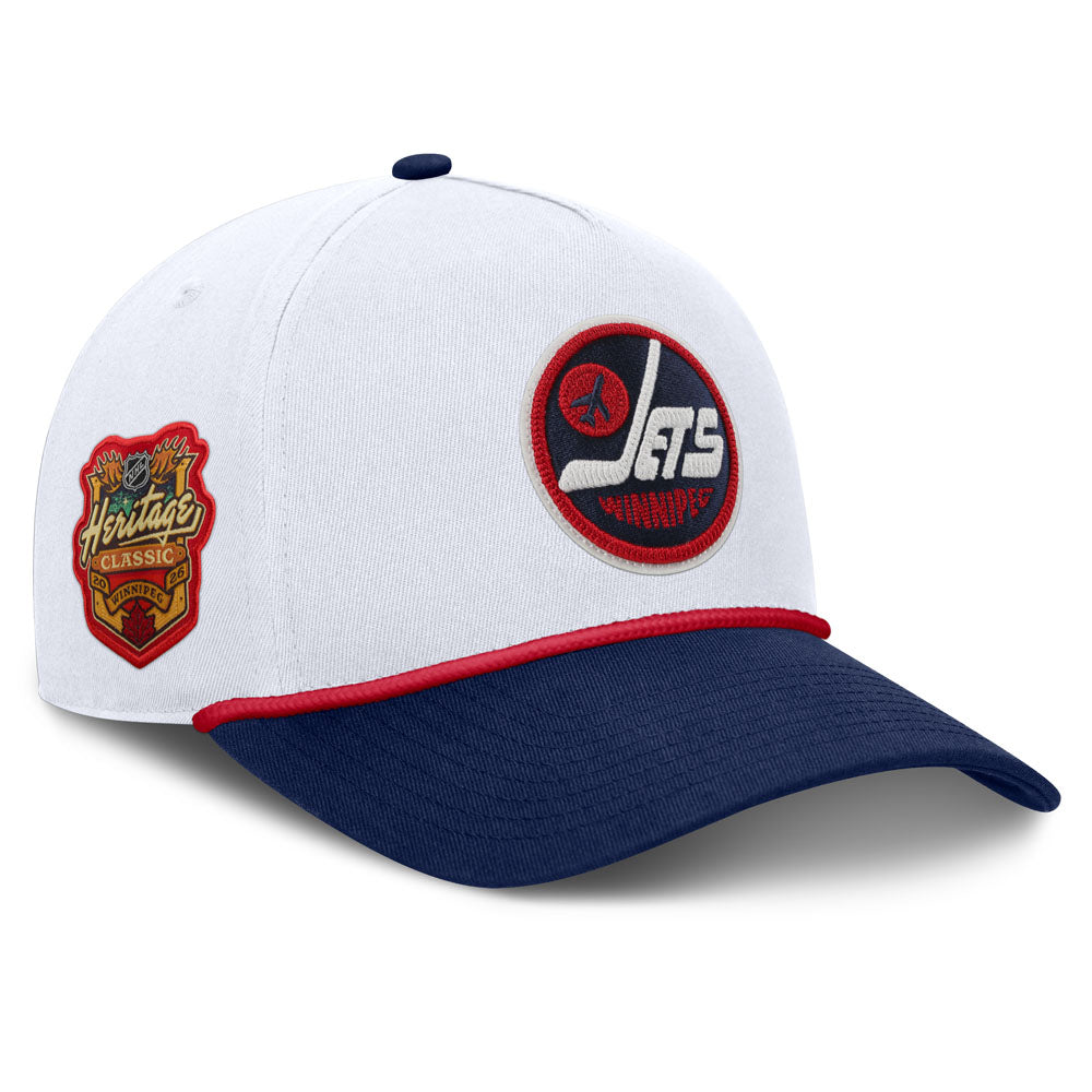 Fanatics Winnipeg Jets 2026 Heritage Classic White A Frame Hat