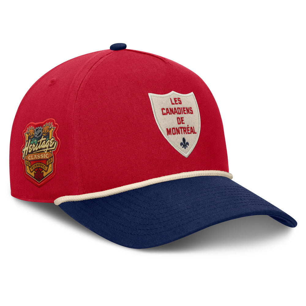 Fanatics Montreal Canadiens 2026 Heritage Classic Red A Frame Hat