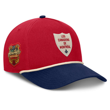 Fanatics Montreal Canadiens 2026 Heritage Classic Red A Frame Hat