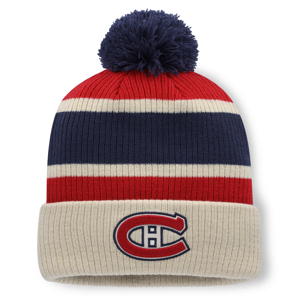 Fanatics Montreal Canadiens 2026 Heritage Classic Pom Knit Toque