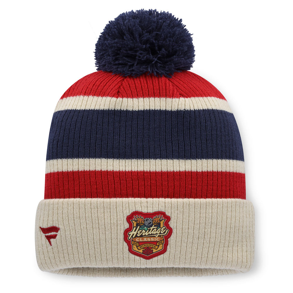 Fanatics Montreal Canadiens 2026 Heritage Classic Pom Knit Toque