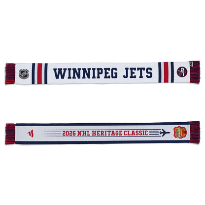 Fanatics Winnipeg Jets 2026 Heritage Classic White Scarf