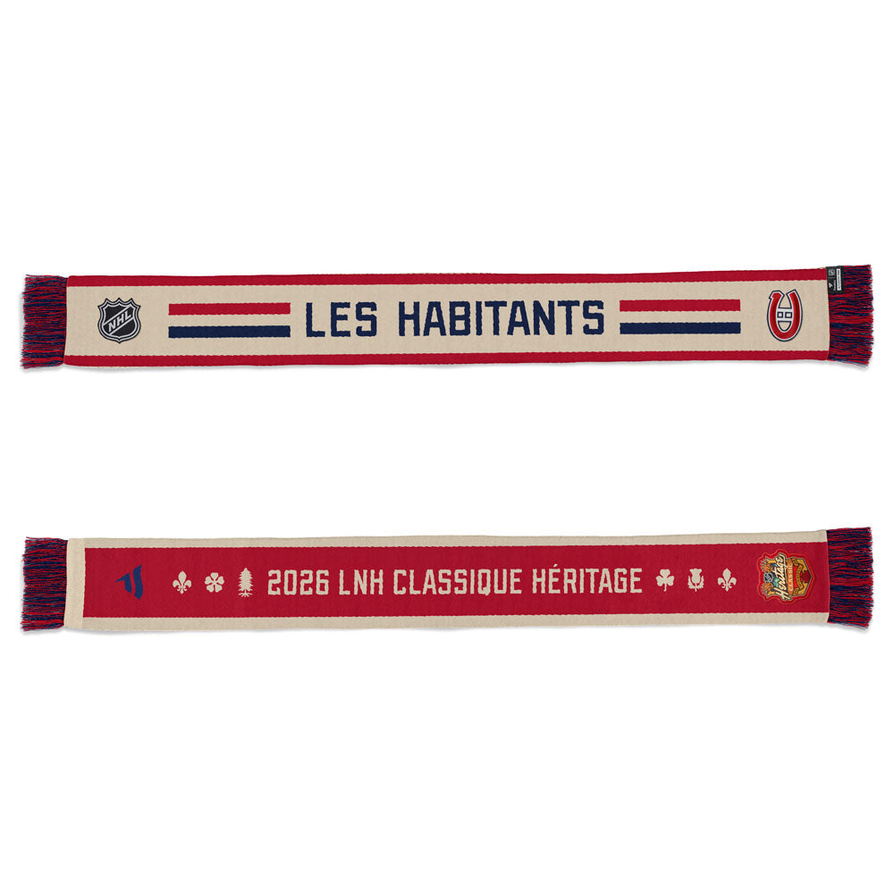 Fanatics Montreal Canadiens 2026 Heritage Classic Red Scarf