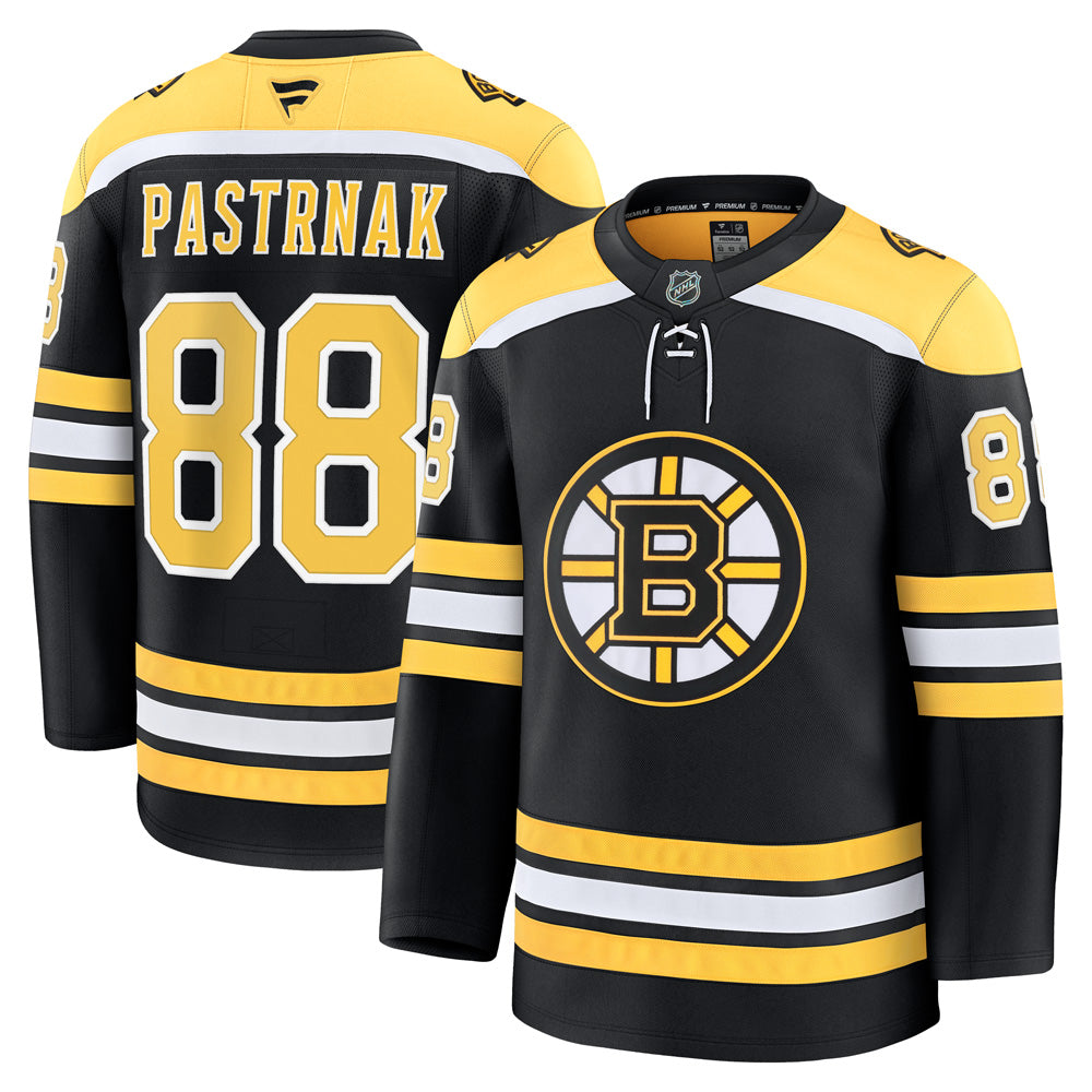 FANATICS BOSTON BRUINS DAVID PASTRNAK PREMIUM ADULT HOME JERSEY