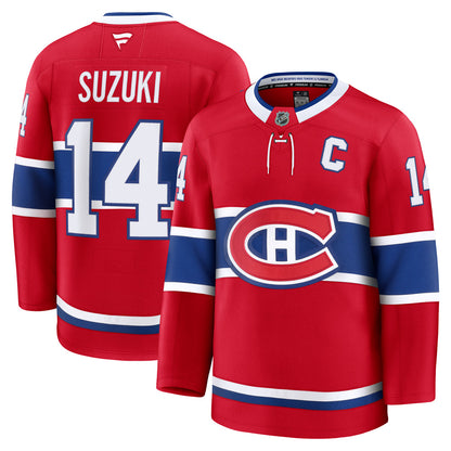 FANATICS MONTREAL CANADIENS NICK SUZUKI PREMIUM ADULT HOME JERSEY