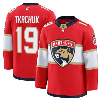 FANATICS FLORIDA PANTHERS MATTHEW TKACHUK PREMIUM ADULT HOME JERSEY