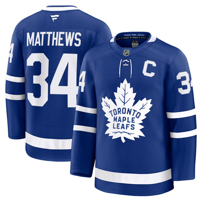 FANATICS TORONTO MAPLE LEAFS AUSTON MATTHEWS PREMIUM ADULT HOME JERSEY