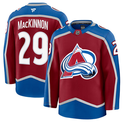 FANATICS COLORADO AVALANCHE NATHAN MACKINNON PREMIUM ADULT HOME JERSEY