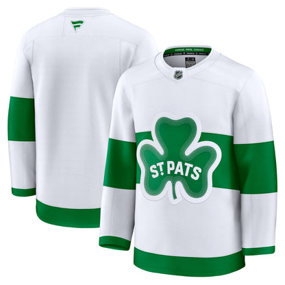 Fanatics Toronto Maple Leafs Premium Adult White St. Pats Jersey