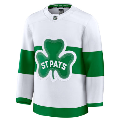 Fanatics Toronto Maple Leafs Premium Adult White St. Pats Jersey