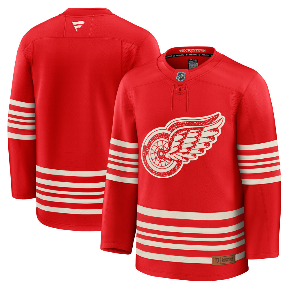 Fanatics Detroit Red Wings Premium Adult Alternate Anniversary Jersey