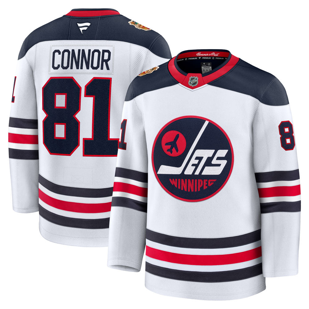 Fanatics Winnipeg Jets Kyle Connor 2026 Heritage Classic Premium White Jersey