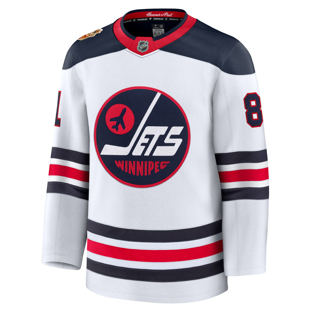 Fanatics Winnipeg Jets Kyle Connor 2026 Heritage Classic Premium White Jersey