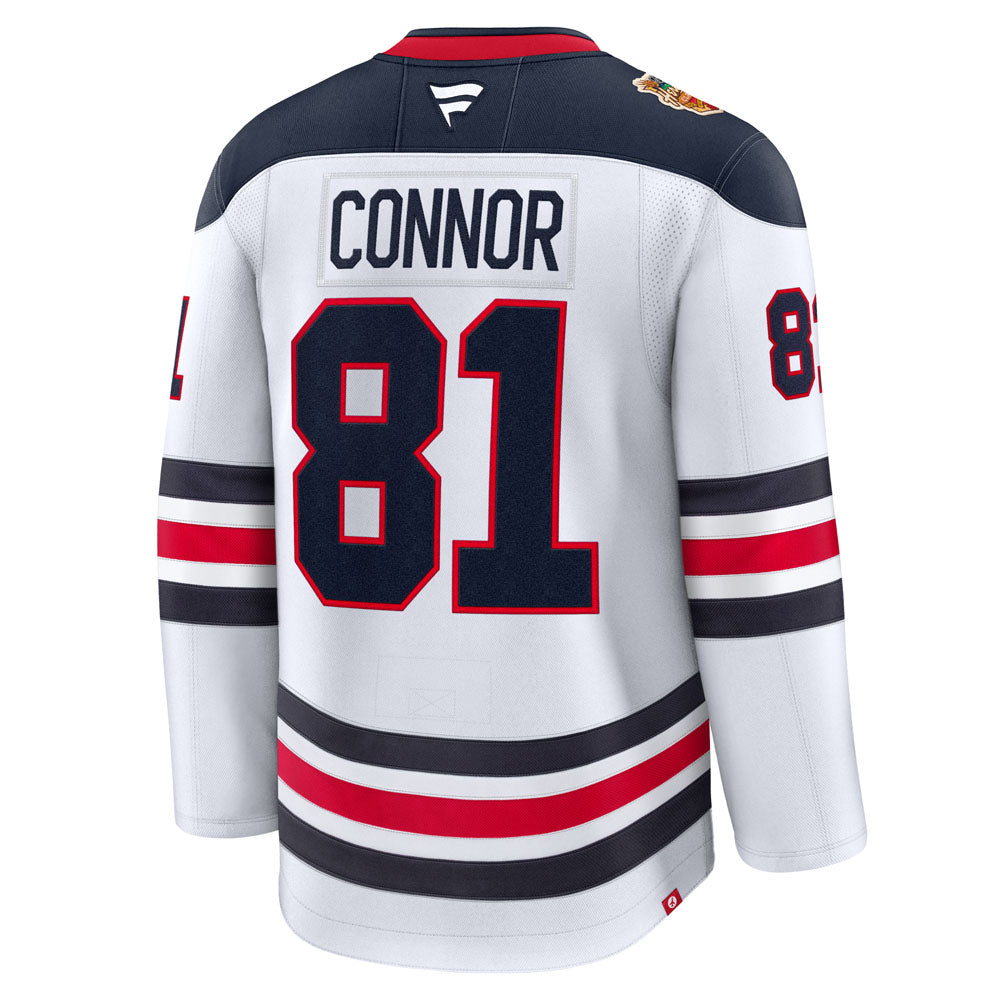 Fanatics Winnipeg Jets Kyle Connor 2026 Heritage Classic Premium White Jersey