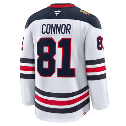 Fanatics Winnipeg Jets Kyle Connor 2026 Heritage Classic Premium White Jersey