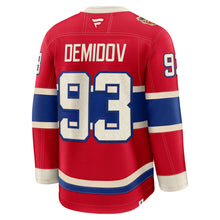 Fanatics Montreal Canadiens Ivan Demidov 2026 Heritage Classic Premium Red Jersey