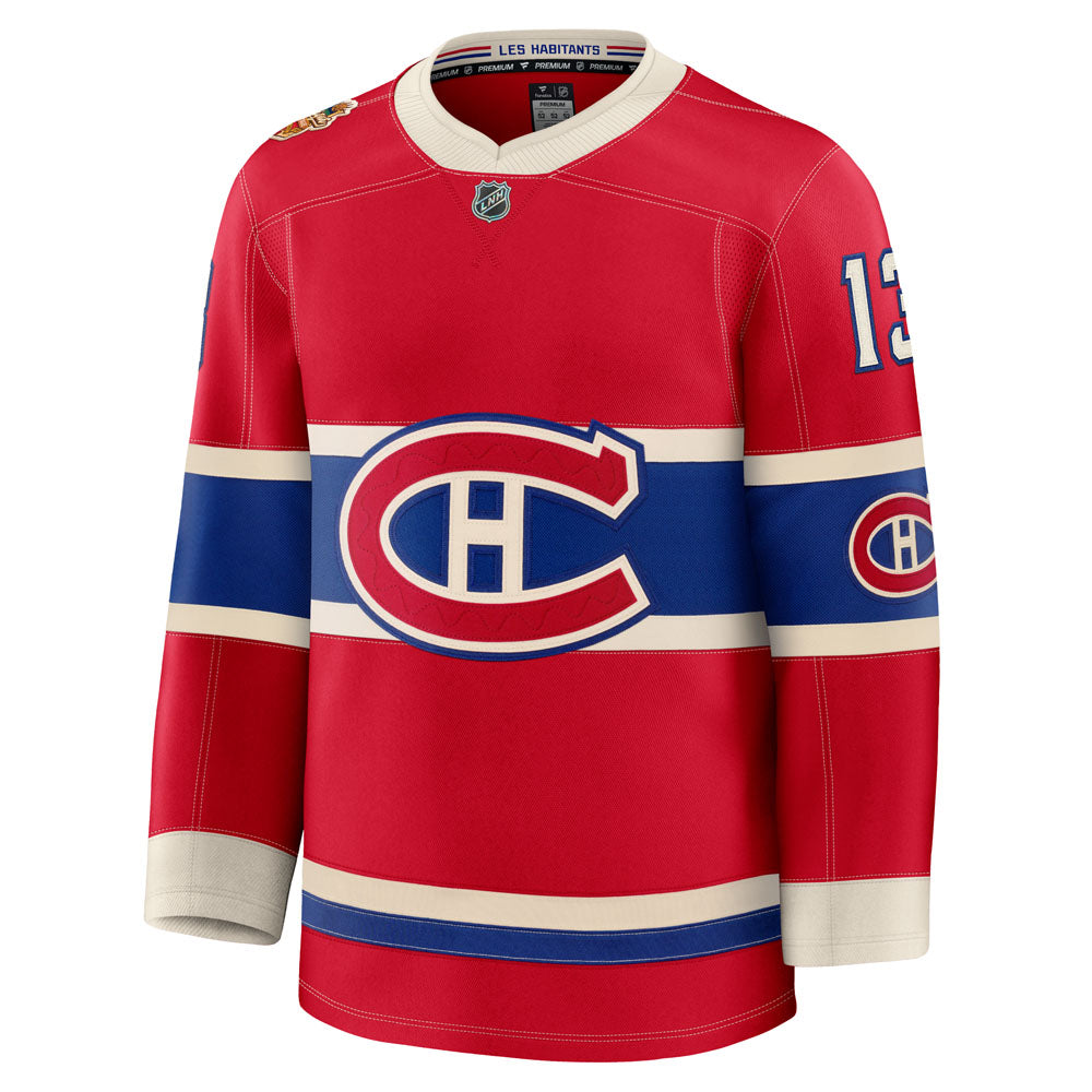Fanatics Montreal Canadiens Cole Caufield 2026 Heritage Classic Premium Red Jersey