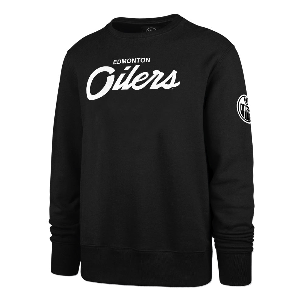 Edmonton Oilers 47 Brand Attitude Fleece Crew Black