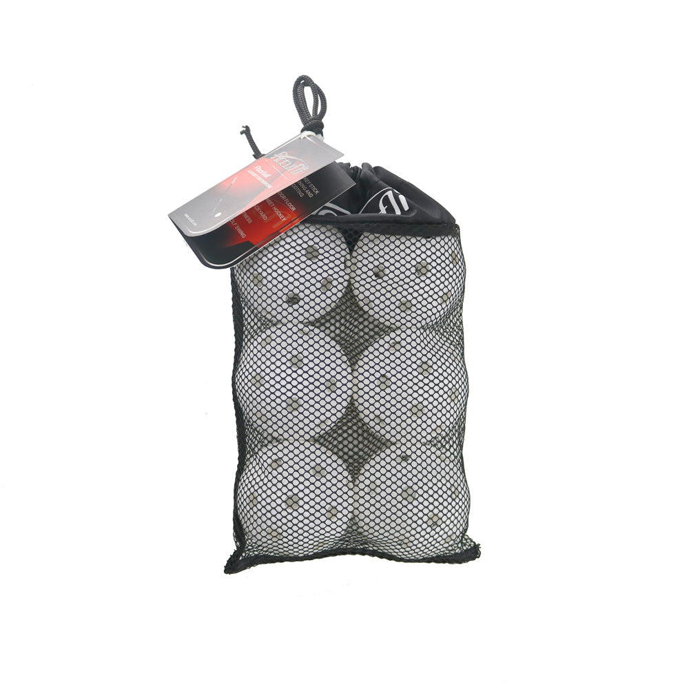 ACCUFLI WHITE FLOORBALL BALLS - 6 PACK