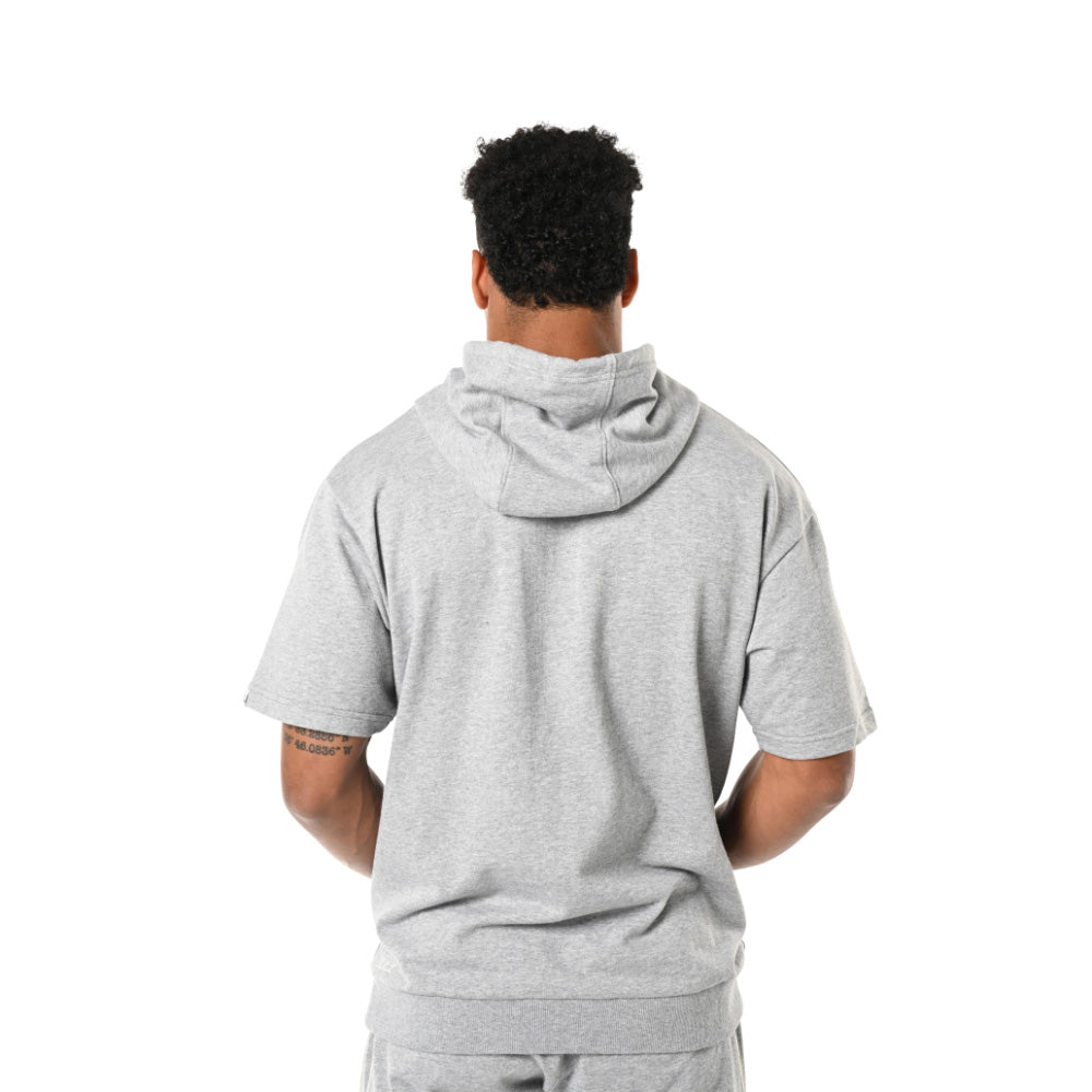 BAUER FLEECE SHORT SLEEVE HOODIE - GREY
