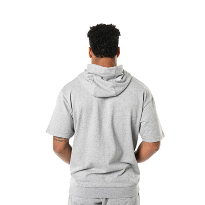 BAUER FLEECE SHORT SLEEVE HOODIE - GREY