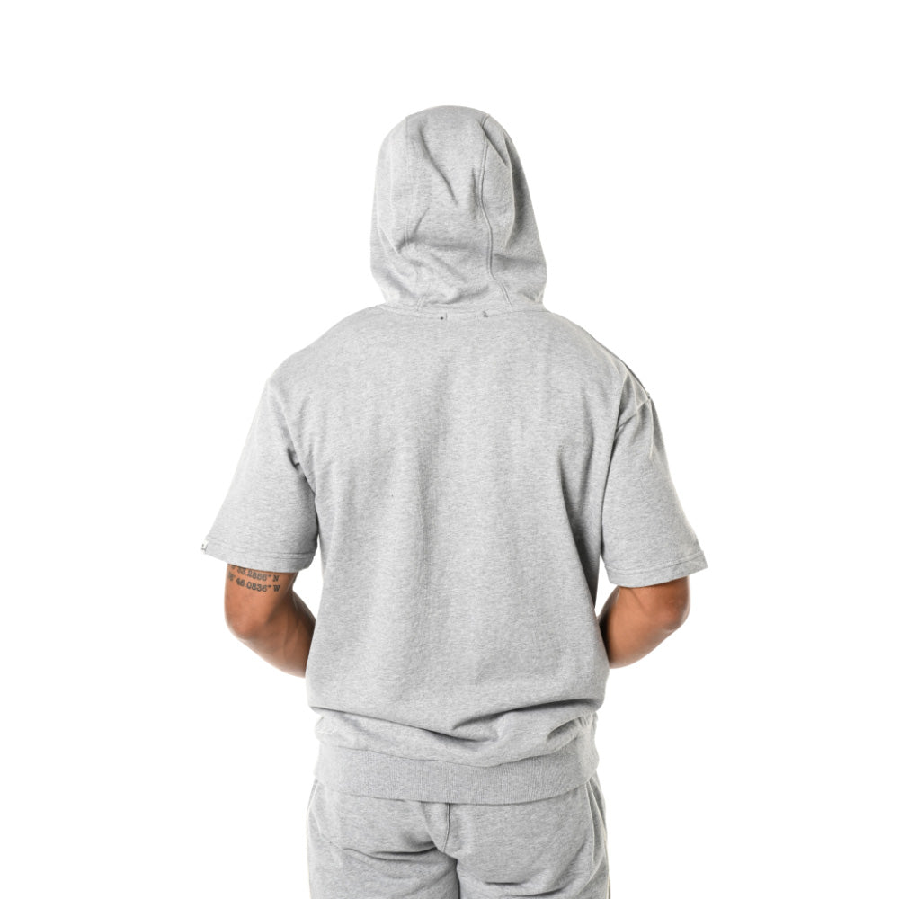 BAUER FLEECE SHORT SLEEVE HOODIE - GREY