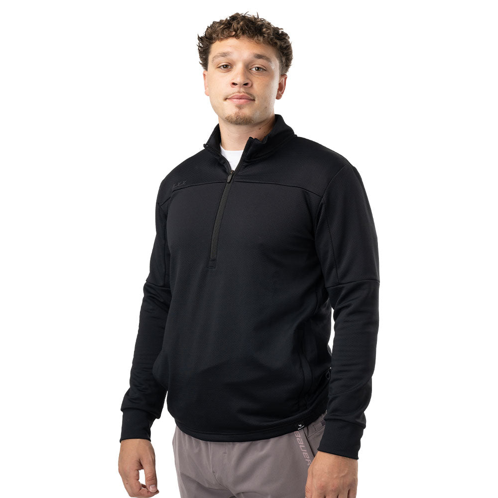 BAUER FLC CORE ADULT BLACK 1/4 ZIP