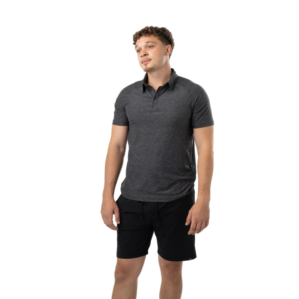 BAUER FLC CORE PERFORMANCE ADULT GREY POLO