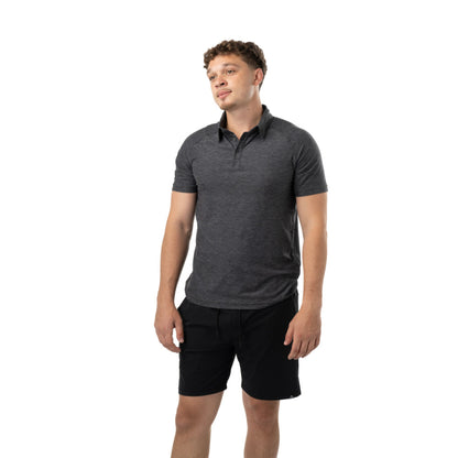 BAUER FLC CORE PERFORMANCE ADULT GREY POLO