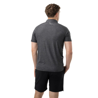 BAUER FLC CORE PERFORMANCE ADULT GREY POLO