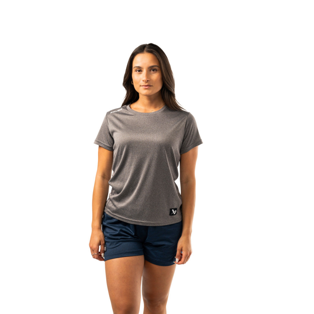 BAUER TEAM TECH WOMEN'S GREY T SHIRT