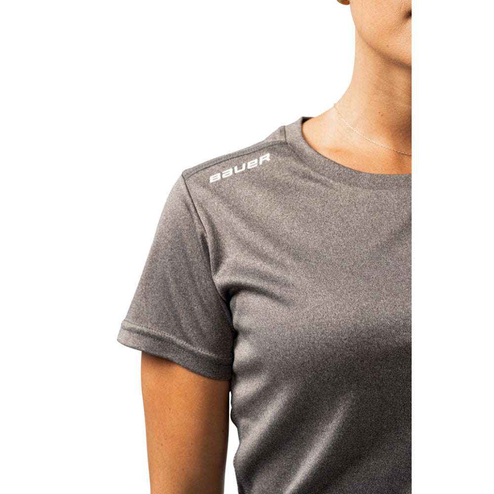BAUER TEAM TECH WOMEN'S GREY T SHIRT