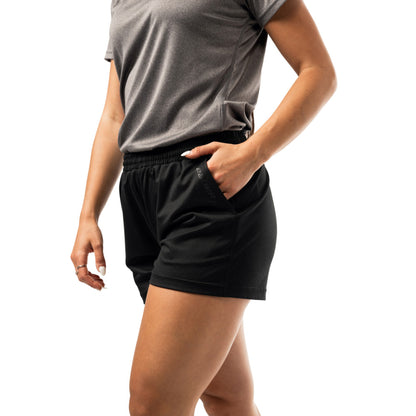 BAUER TEAM TRAIN WOMEN'S BLACK SHORTS
