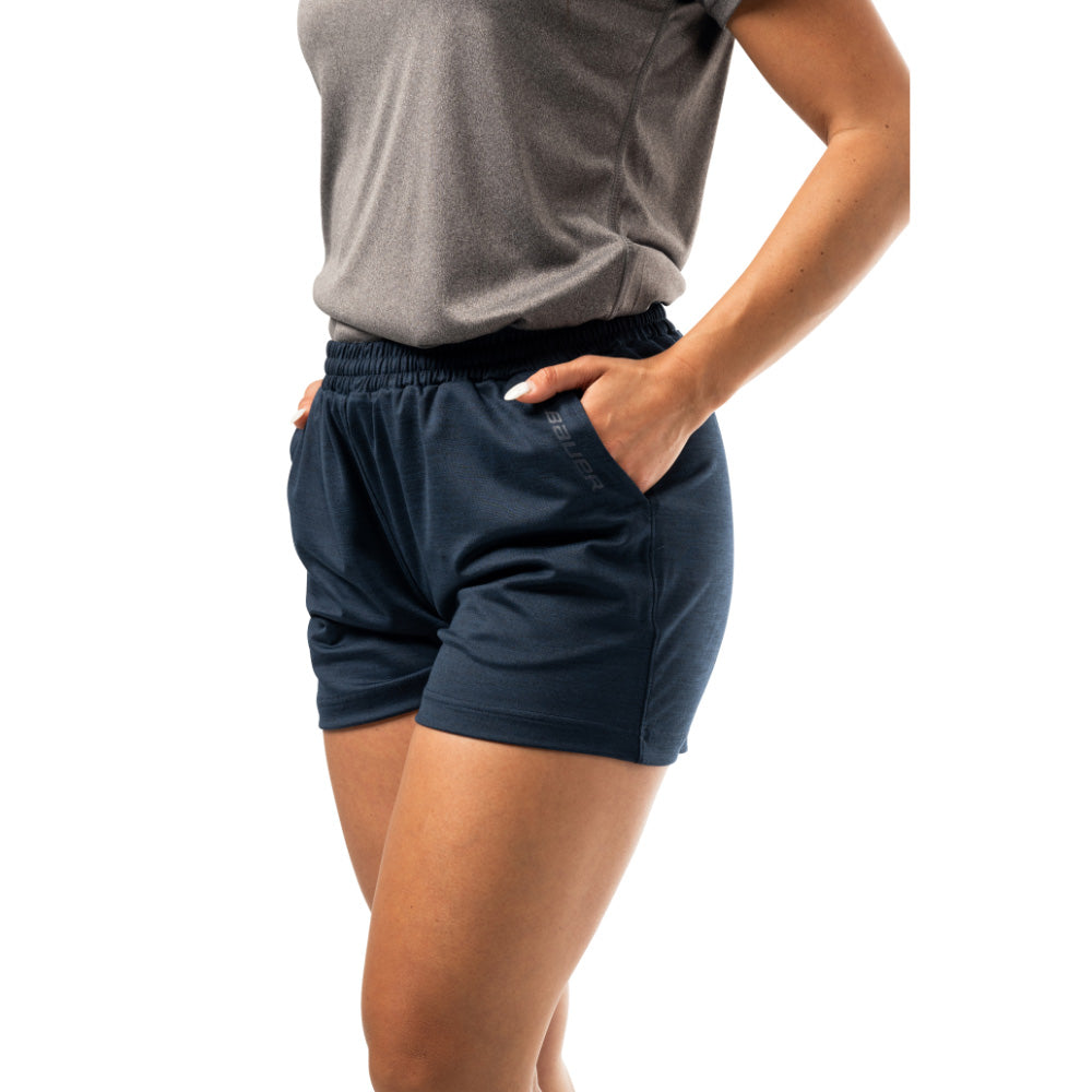 BAUER TEAM TRAIN WOMEN'S NAVY SHORTS