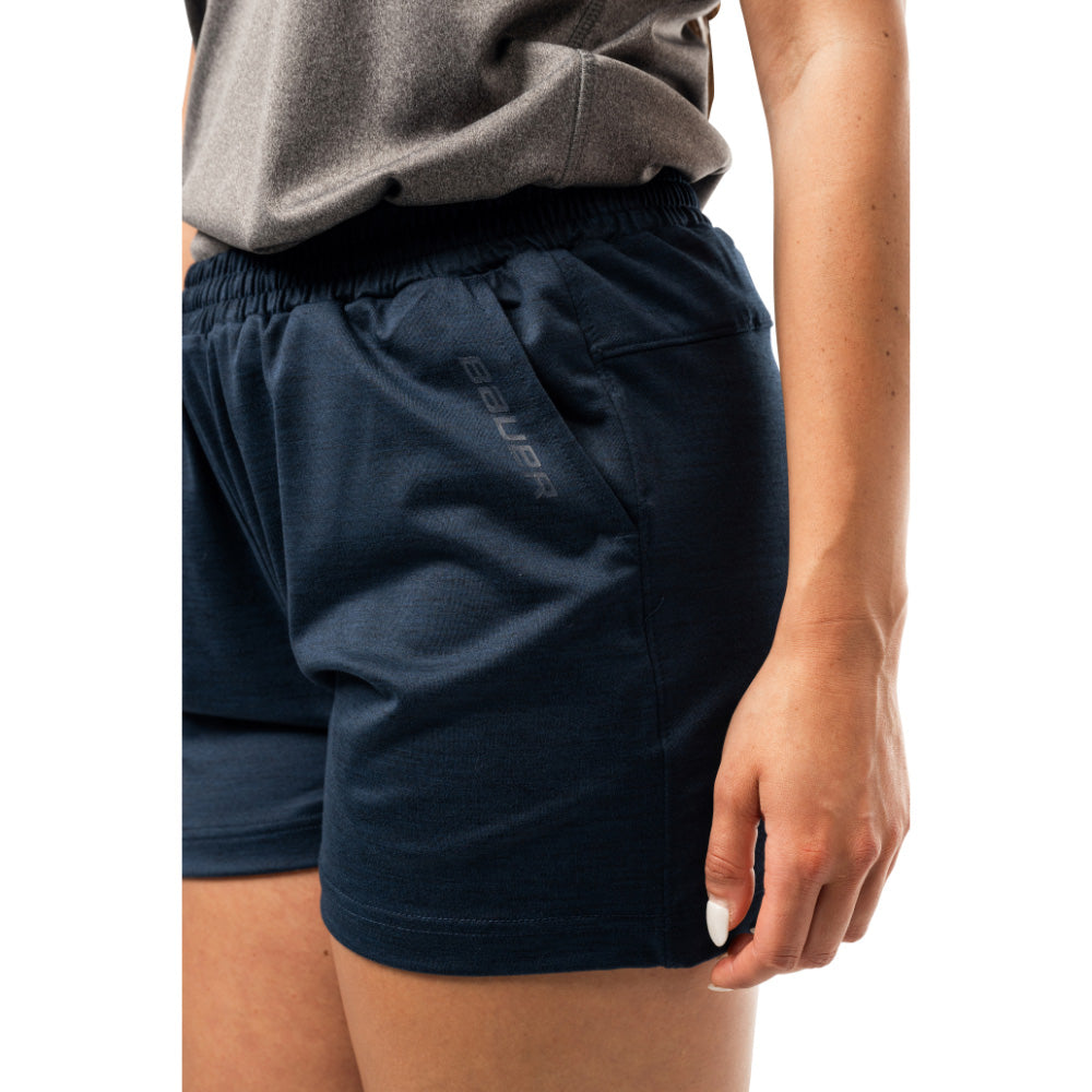 BAUER TEAM TRAIN WOMEN'S NAVY SHORTS