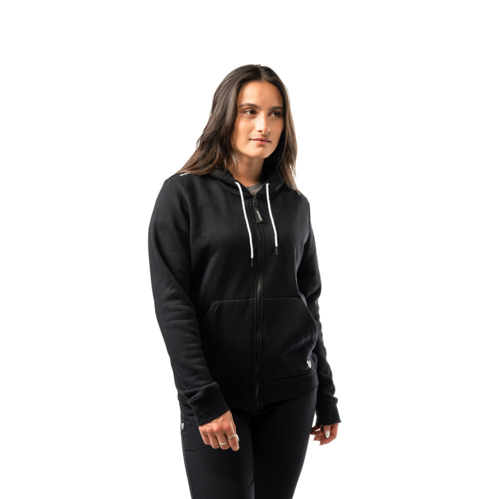 BAUER TEAM WOMEN'S BLACK FULL ZIP HOODIE