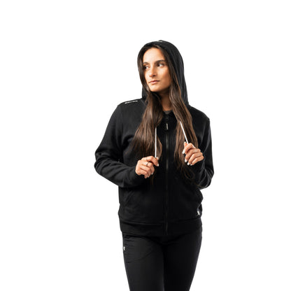 BAUER TEAM WOMEN'S BLACK FULL ZIP HOODIE